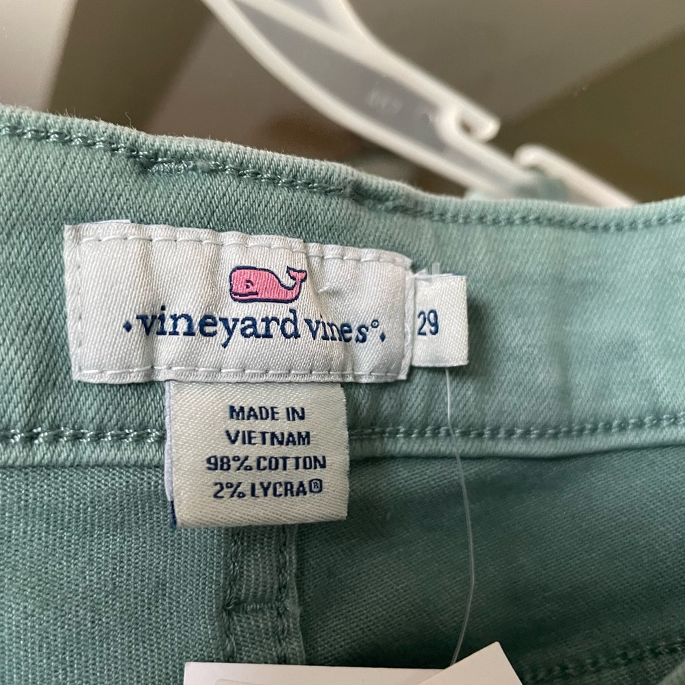 Vineyard Vines High-Rise Jeans in Sage Green - Picture 8 of 8